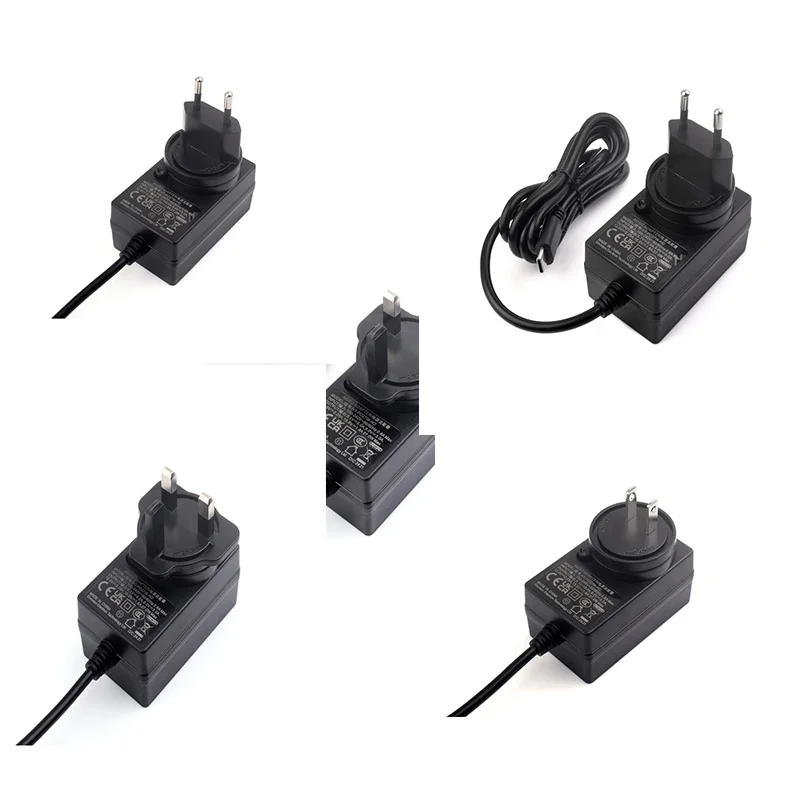 27W USB Type-C Power Supply Type B PD Power Supply Options For US / EU / UK Plugs 1.2m cable length Raspberry Pi 5 Sup