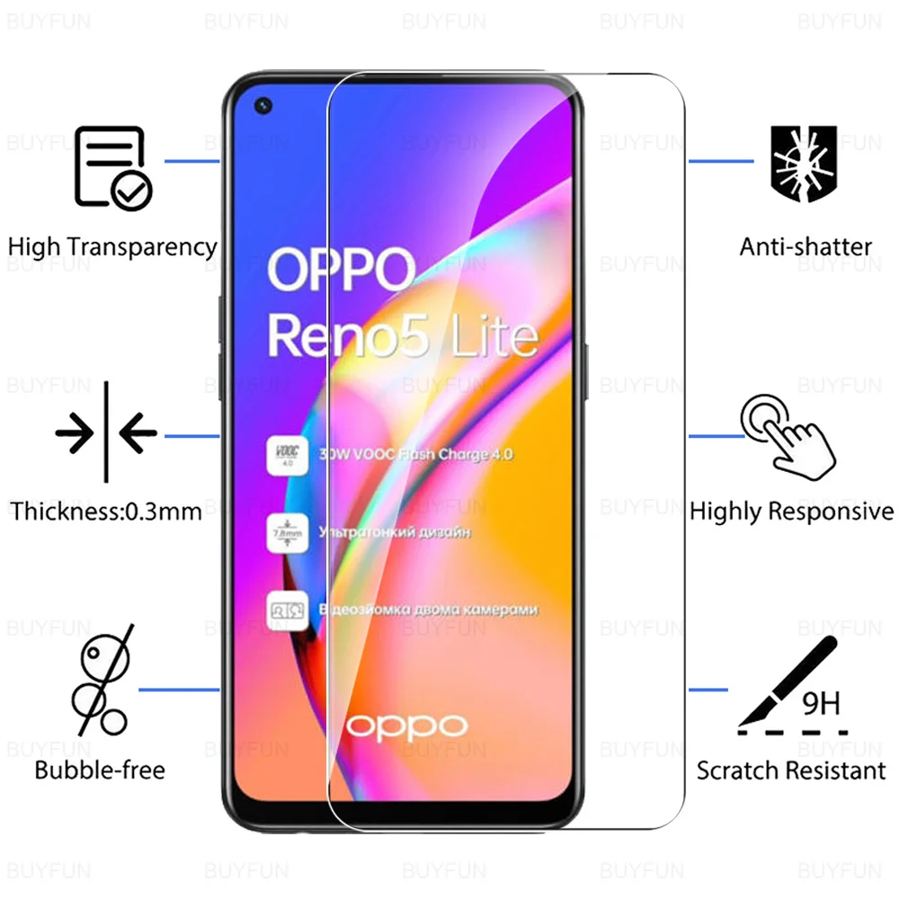 6in1 Camera Lens Protective Film For Oppo Reno 5 Lite Clear Tempered Glass For oppo reno 5lite 5F 5 4G 5G 4Lite Screen Protector best screen guard for mobile