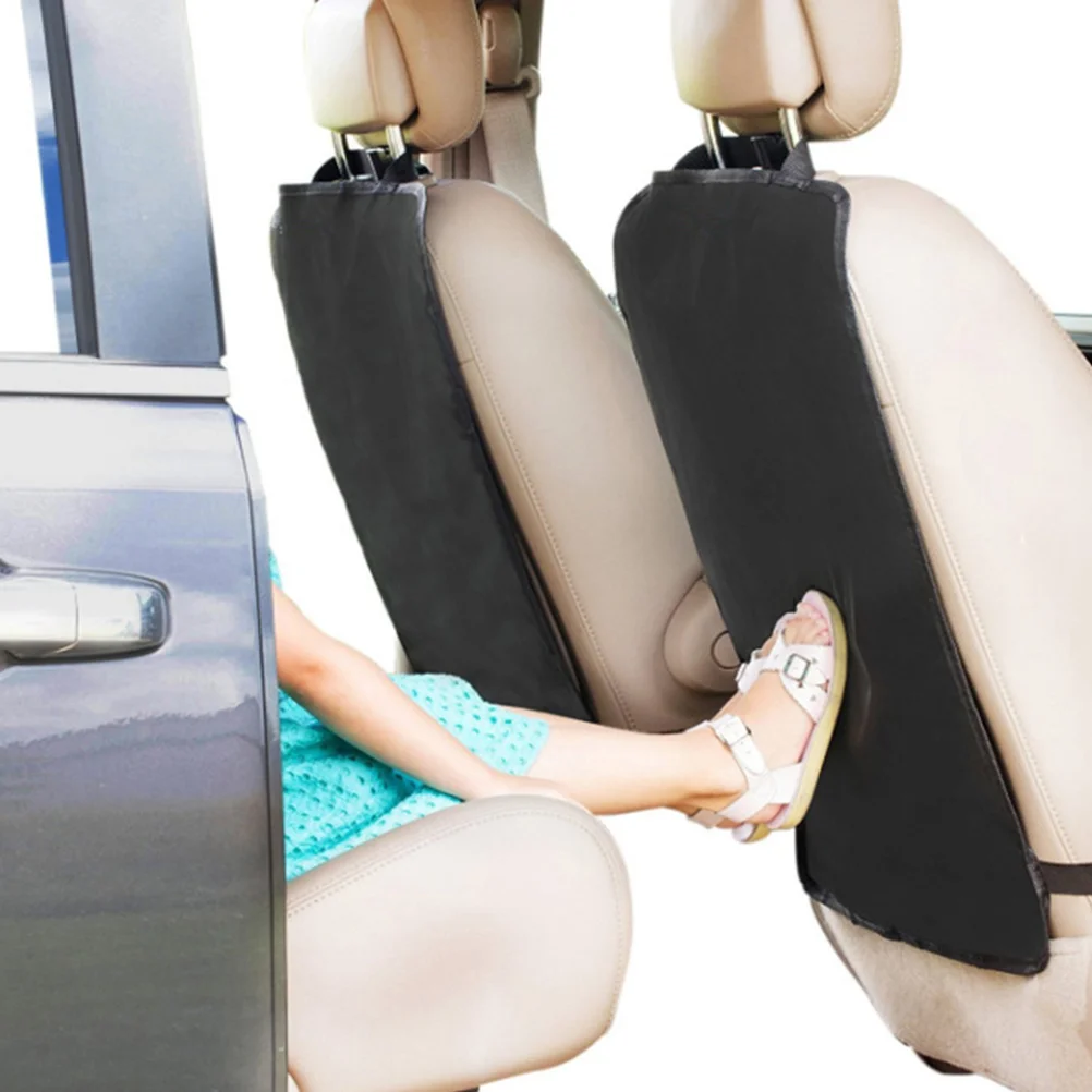 2 Pcs Kick Pad Vehicle Mats Car Anti-kick Seat Protector Auto Backseat Automatic