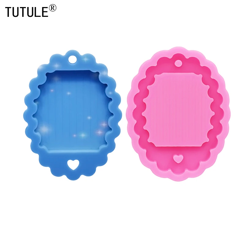 

Shiny DIY Key tag number tag Molds hole Polymer Clay Epoxy Resin Accessories Mold Food grade Cake Chocolate Silicone Mold