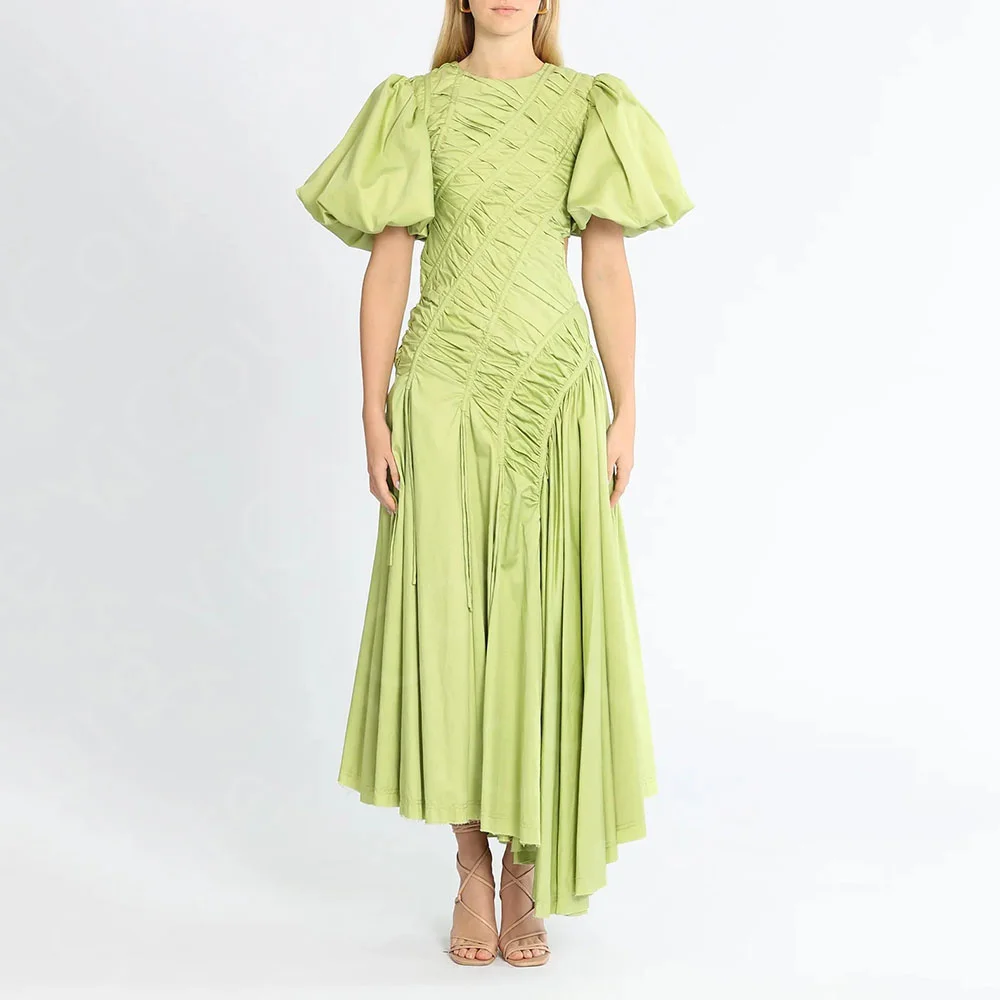 Customized Classic Light Green Prom Gowns 2025 Arabic Evening Dress