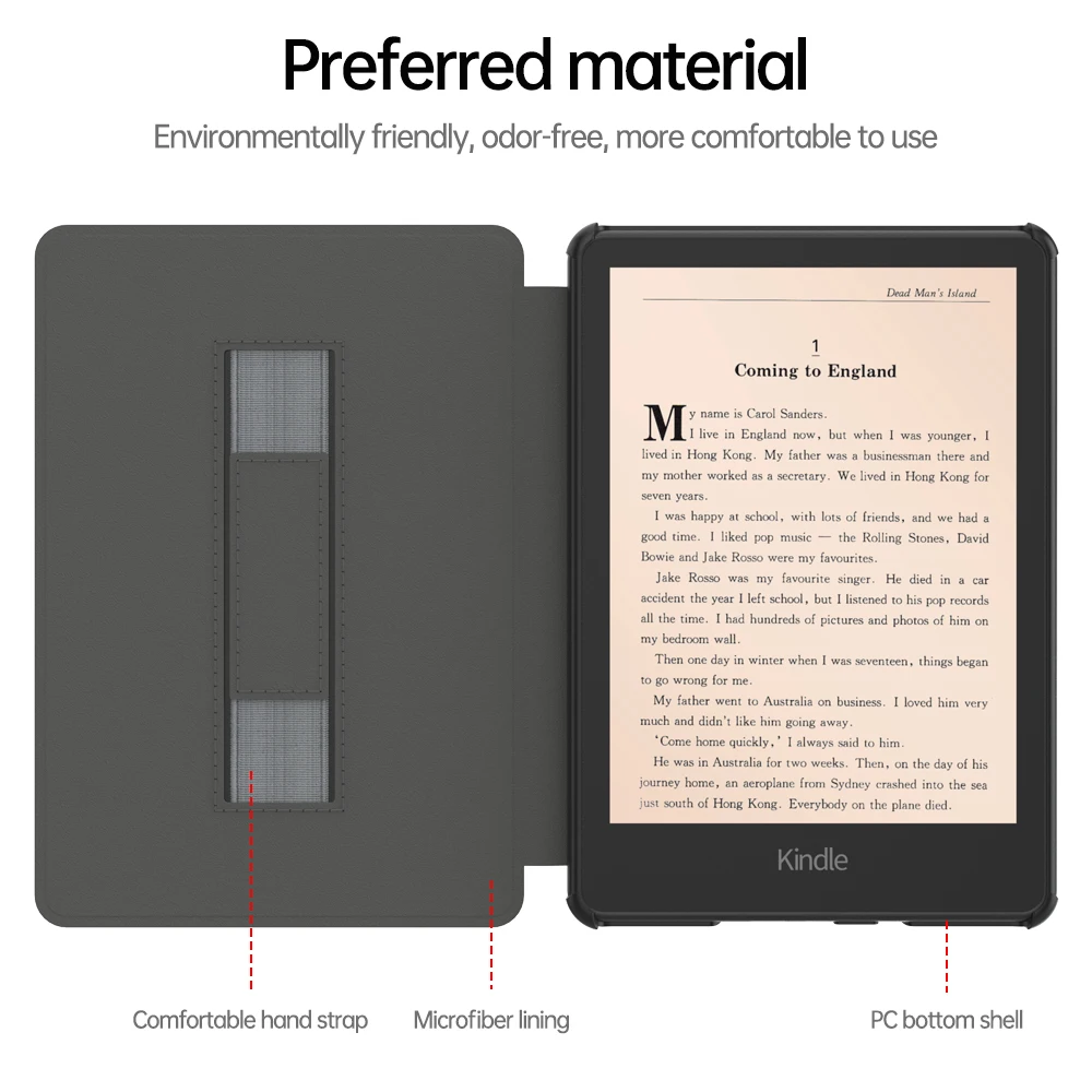 Versatile PU Leather Case with Hand Holder