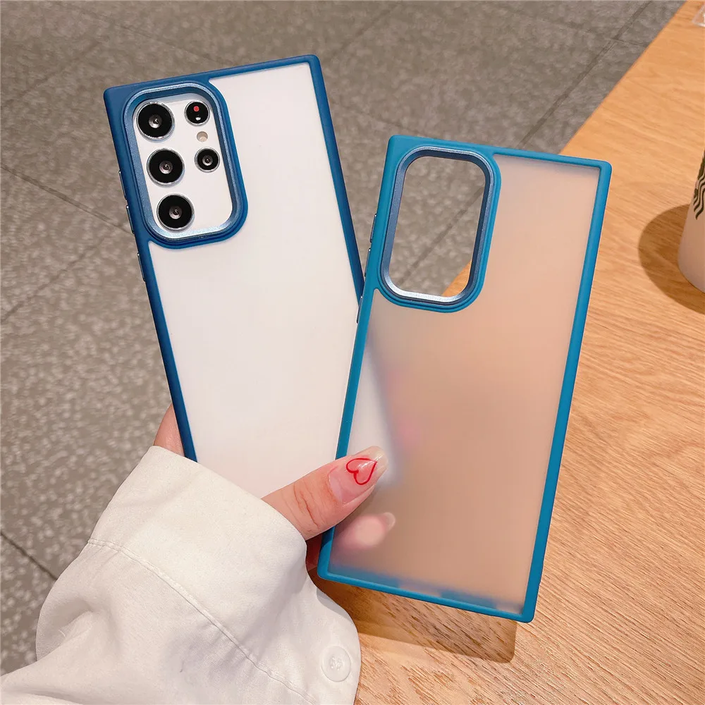 Luxury Clear Shockproof Armor Case For Samsung Galaxy S22 S21 Plus Note