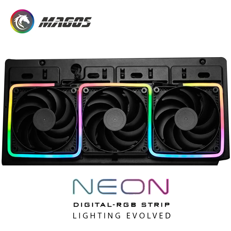 Phanteks PC Case MOD DIGITAL RGB NEON LED KIT, 3Pin ARGB LED Strip Support ASUS/GIGA/MSI SYNC|Fans & Cooling| - AliExpress