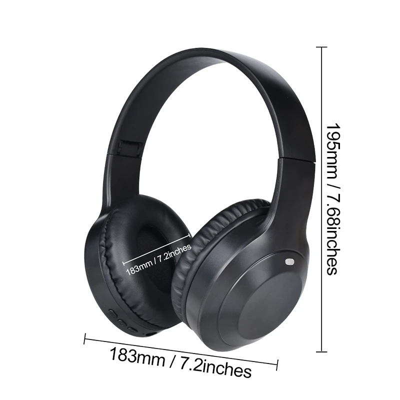 Over Ear HIFI Stereo M5 Headsets Wireless Bluetooth 5.3 Headphones Sports Gaming Earphones Support TF/AUX noise reduction 6