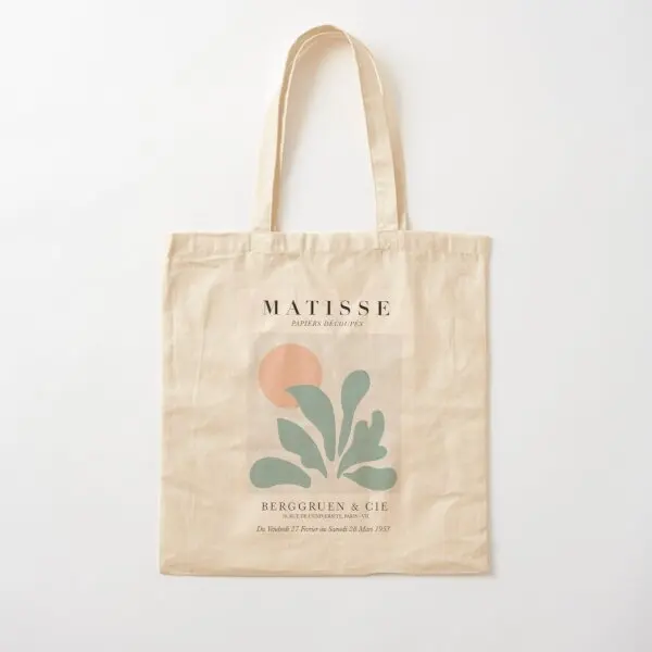 

Matisse Art Work Tote Bag Cotton Canvas Bag Fashion Reusable Women Unisex Shopper Designer Handbag Tote Fabric Grocery Travel