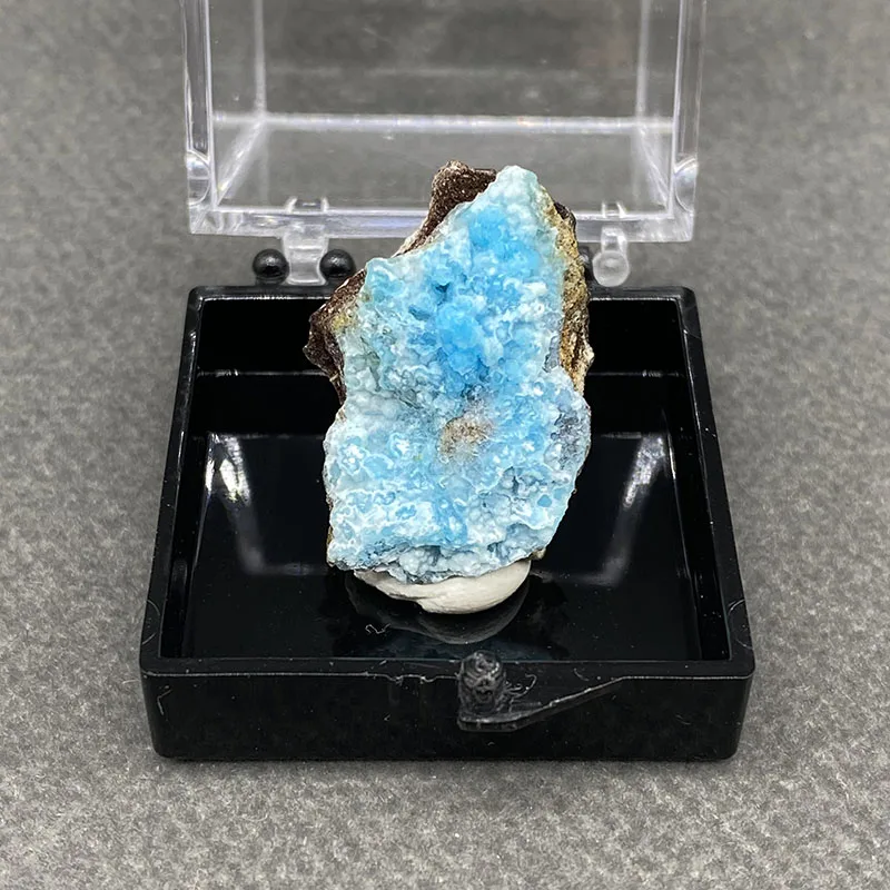 100%  Natural Allophane Mineral Specimens Stones and Crystals Healing Crystal   +Box size:35*35*35 mm