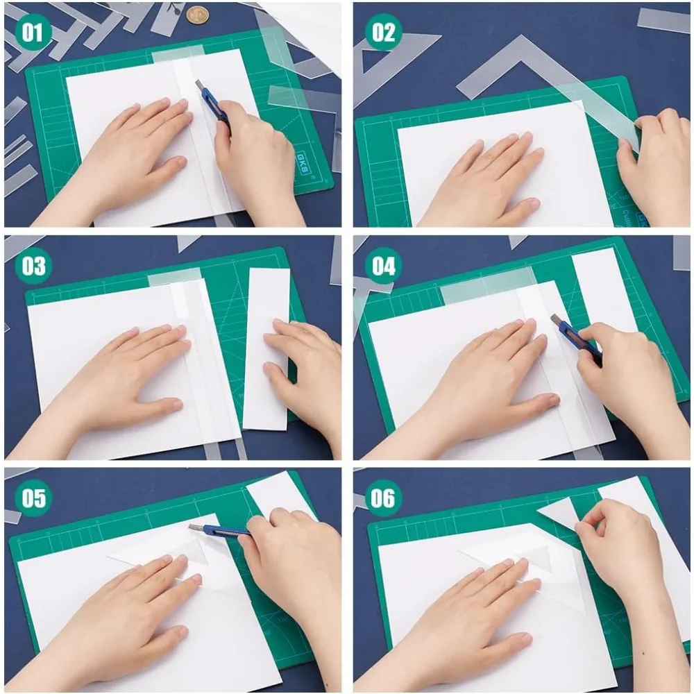 Distanziatori Rilegatura Acrilico - 11 Misure 3-30mm Per Fai Da Te Libri