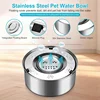 Big Capacity Stainless Steel Dog Floating Bowl, No Spill Anti-Splash Dog Water Dispenser, Non-Slip Dog Cat Pet Water Feeder Bowl 4
