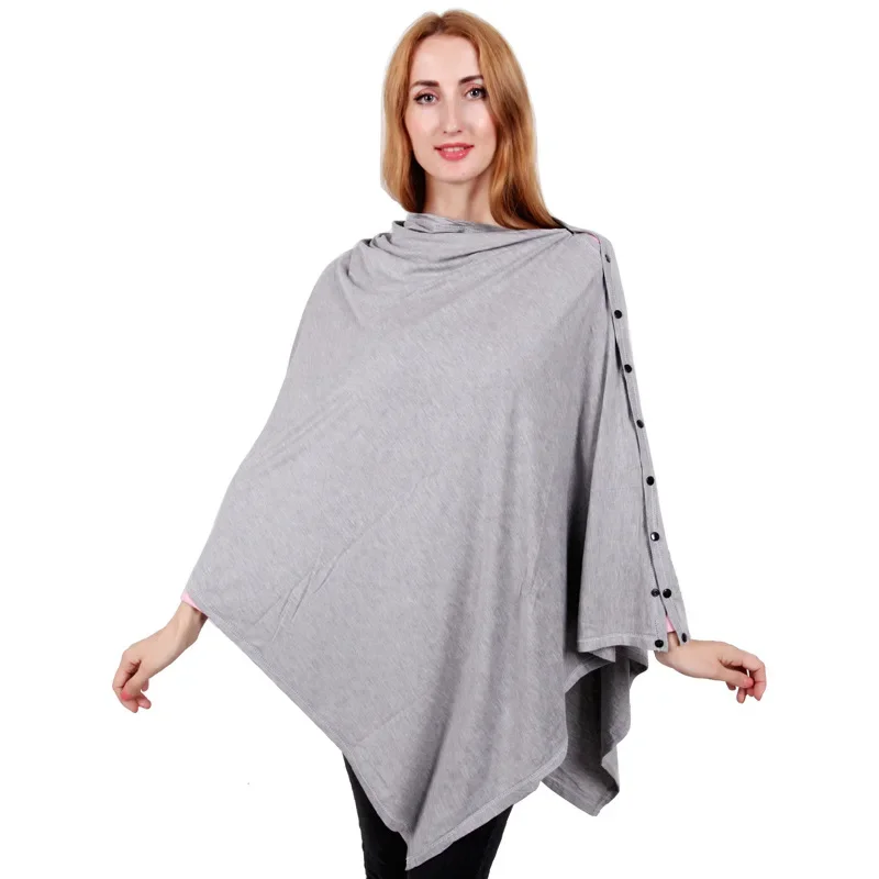 Multifunctional Nursing Scarf Breastfeeding Towel Baby Wrap Car Towel Nursing Button Breastfeeding Maternity
