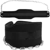 1Pcs New Style Weight Lifting Back Gym With Chain For Fitness Bodybuilding Pull Up Strength Training Load Waist Strap Thicken 1