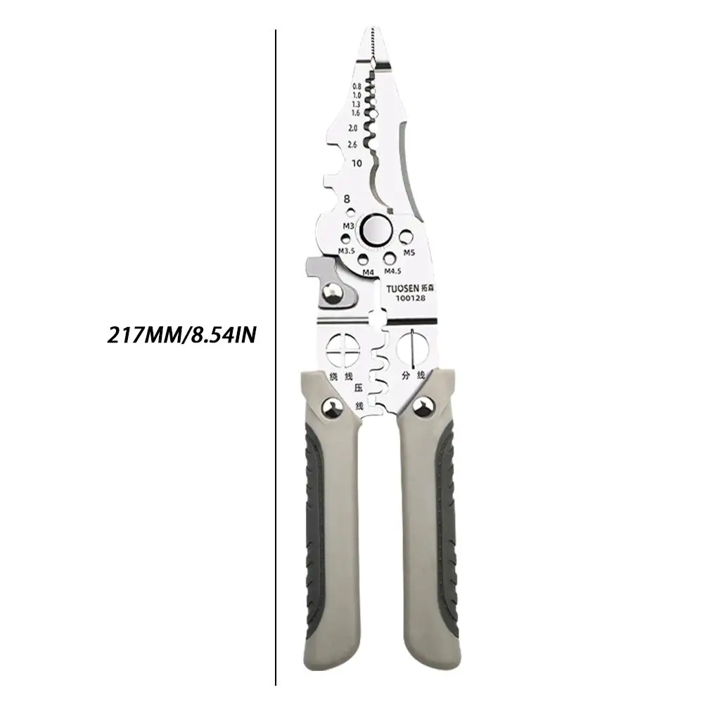 Stainless Steel Wire Stripper Pliers Multifunctional Tool