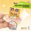 Cute 3D Folding Books Bomb Keyrings Durable Shoulder Bag Hanging Pendant For Key Handbag Decor 6