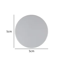 Silicone Door Stopper Wall Protector Pad - Shockproof & Damage - Resistant (Round - grey)