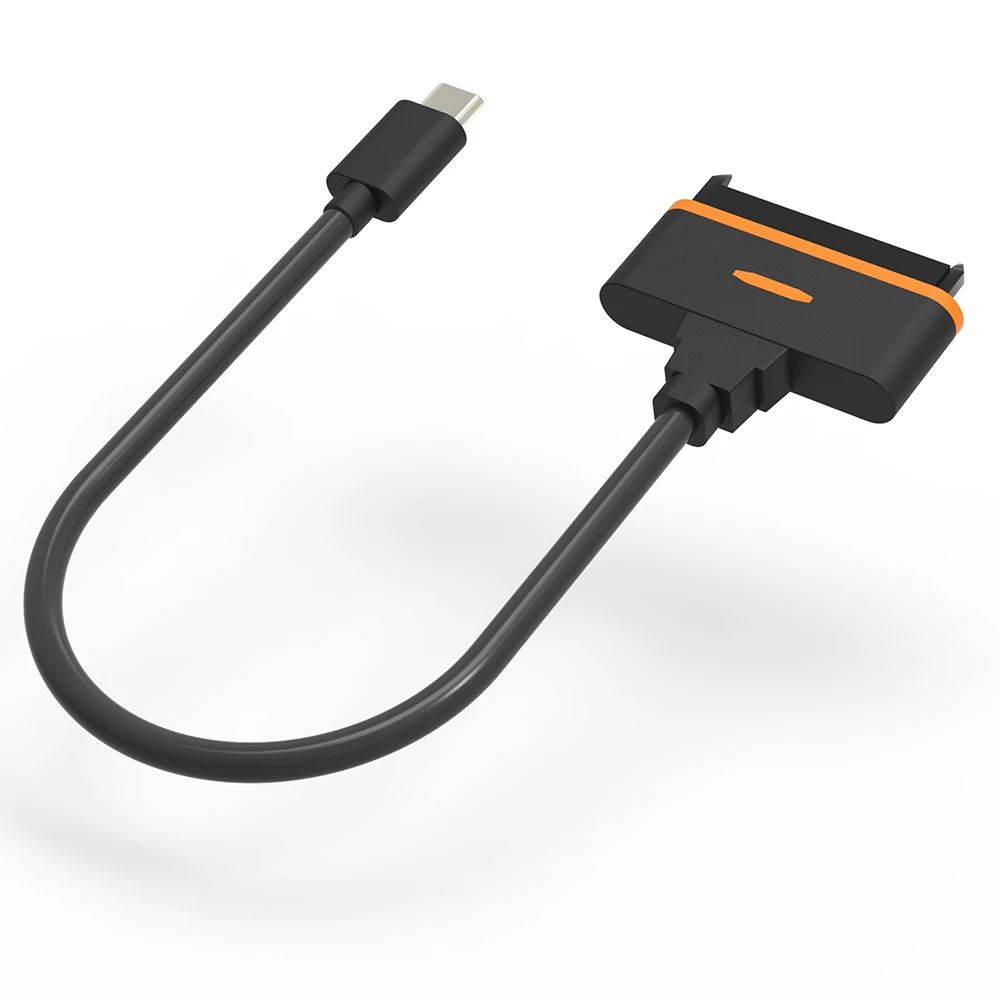 

For SSD/HDD Data SATA to USB C Cable, USB 3.1 Type-C to 2.5 SATA III Hard Driver Adapter External Converter