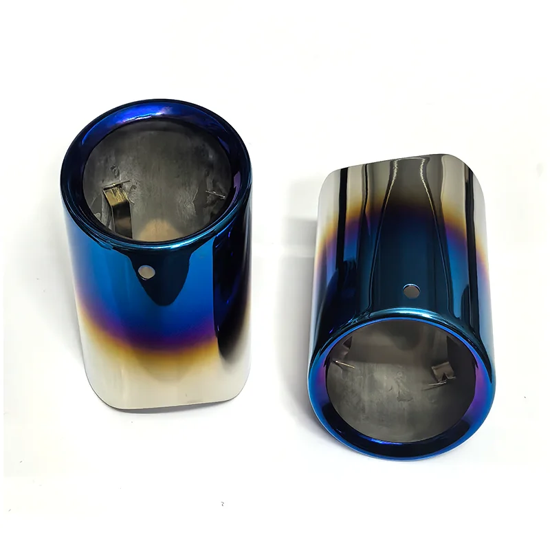 Exhaust Muffler Tip For BMW 5 Series F10 F11 E60 E61 E39 528i 530i 535i 535d Exhaust Tips Muffler Nozzle Tail Throat Decoration exhaust muffler tip