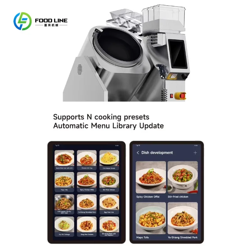 Customized Commercial Automatic Cooking Robot Multifunctional Electric Food Stir Fry Machine Free Recipes Included Recipe 5
