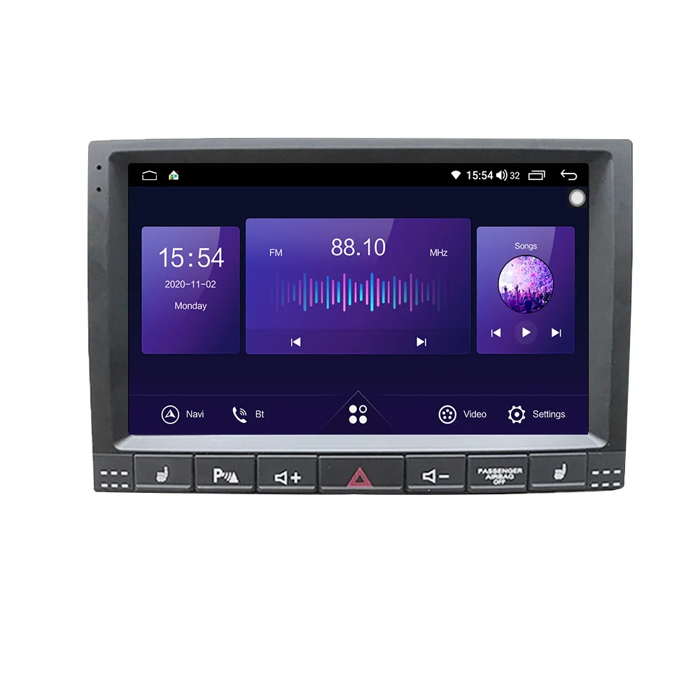 Mekede 9'' 8GB+128GB Android 114G Car DVD Player GPS Navigation Multimedia  For Volkswagen Touareg GP 2002-DSP carplay IPS 2dinFor VW Touareg GP 2002-2010 car audio video player