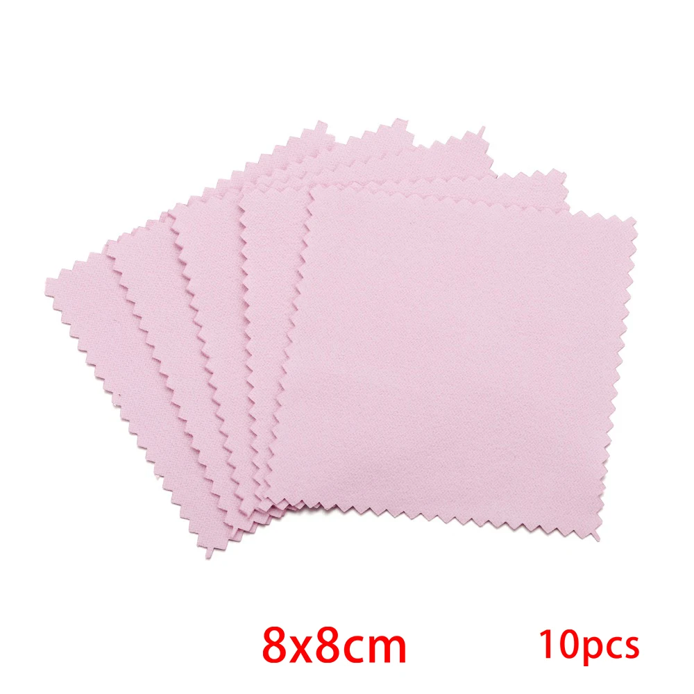 Deluxe Jewelry Cleaning Cloths - 10 Pack Silver & Gold Polishing Wipes