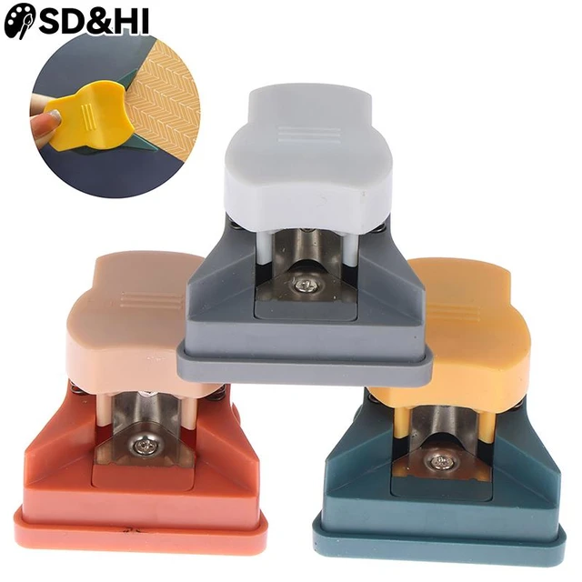 3 In 1 Plastic Punching Machine Round Corner Trimmer Cutter DIY Card Paper  Hole Punch Photo Scrapbooking Puncher Punch Rounder - AliExpress