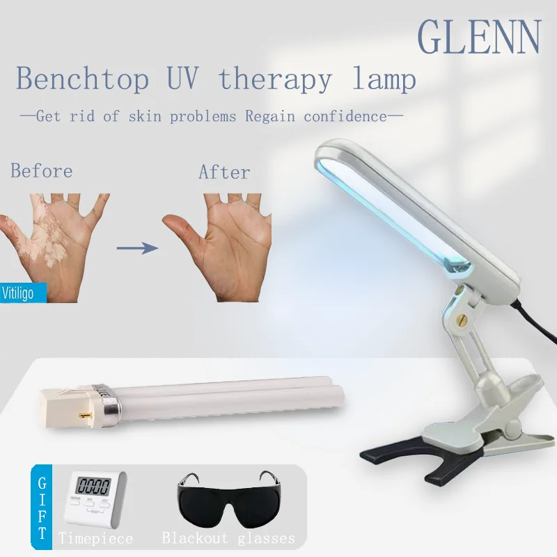 311nm Ultraviolet Phototherapy Instrument Therapy For Vitiligo UVB Light treament Vitiligo Psoriasis White Spots Skin Disease currency inks detection ultraviolet light forged notes counterfeit money detector