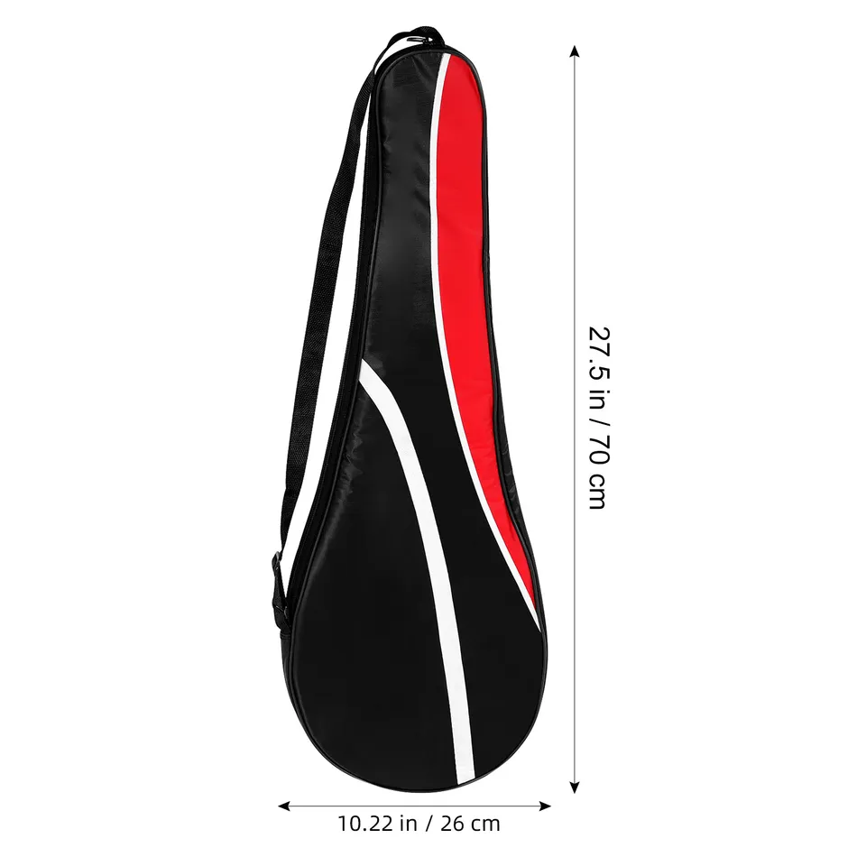 Borsa Porta Racchetta Da Badminton In Tessuto Oxford - Impermeabile, 70x23 Cm, Tracolla Regolabile, Foro Per Appendere