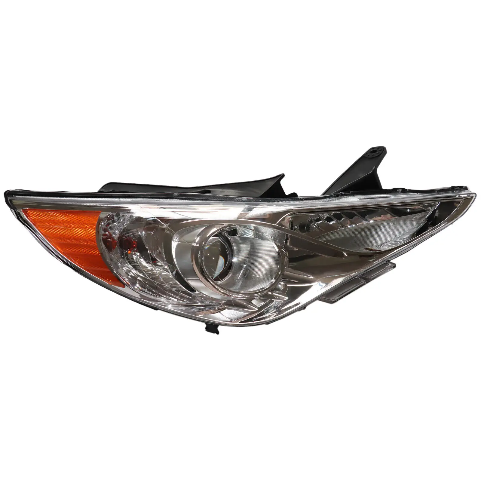 

Right HeadligHts Chrome Housing Headlamp For 2011 2012 2013 2014 Hyundai Sonata