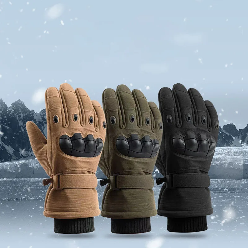 Men and Women's Full Leather Combat Fingerless Glove, Winter Tactical Gloves, Half Finger, Xinji, Hebei, Us, Manufacturer
