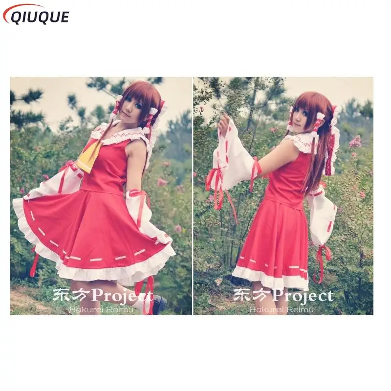 Фото Костюм для косплея из аниме «Проект Touhou», женская форма Hakurei Reimu Mikofuku, полный комплект №1