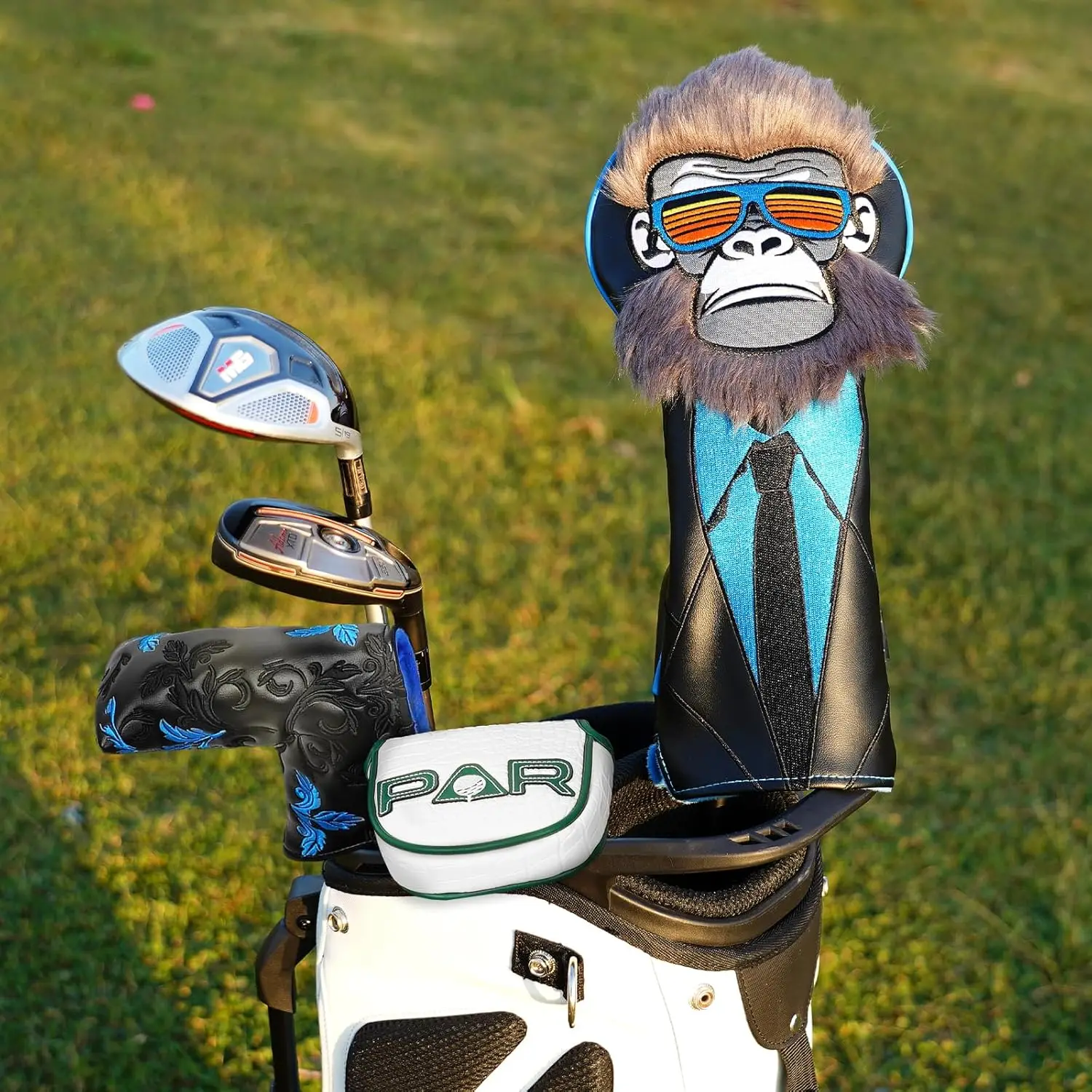 Golf head cover packaging