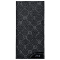 GOLF Men's Premium Ultra - Thin Soft Leather Wallet - Large Capacity & Multi - Card Holder (Black)