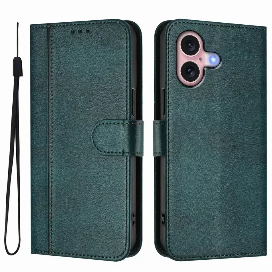 Vintage-Inspired Wallet Card Phone Case
