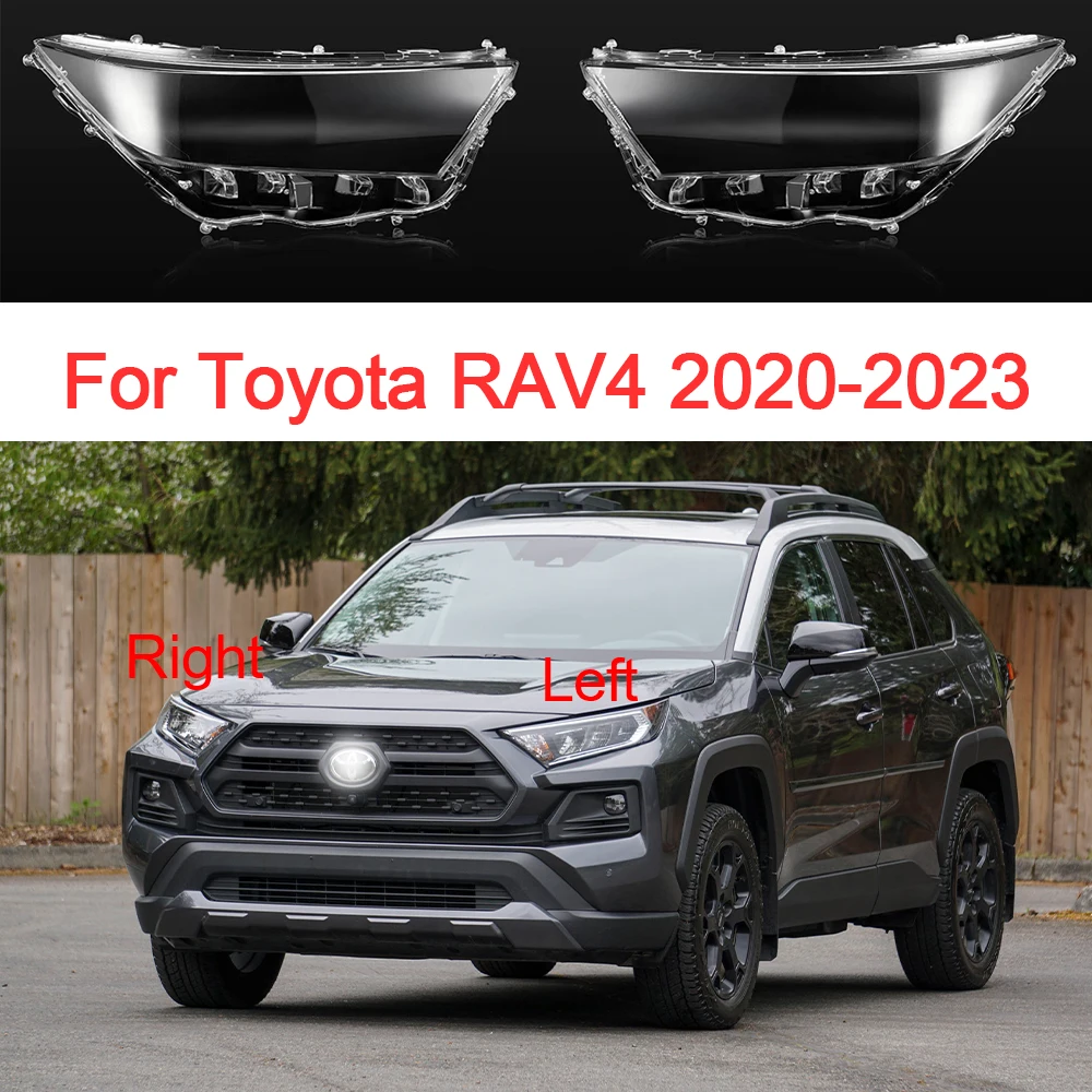 

Headlight Glass For Toyota RAV4 2020 2021 2022 2023 Transparent Headlamp Shell Replace Lens Cover Lampshade Car Accessories