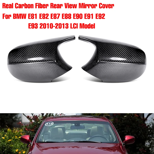 Coques de rétroviseurs type M3 carbone pour BMW Série 3 E90/E92