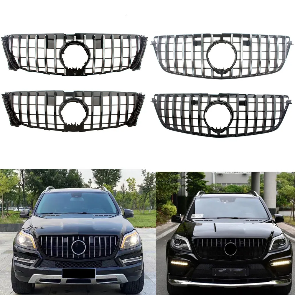 

Car Front Racing Facelift Grilles UpperGrill For Mercedes-Benz Class-GL X166 GL350 GL400 GL450 GL63 AMG 2013 2014 2015