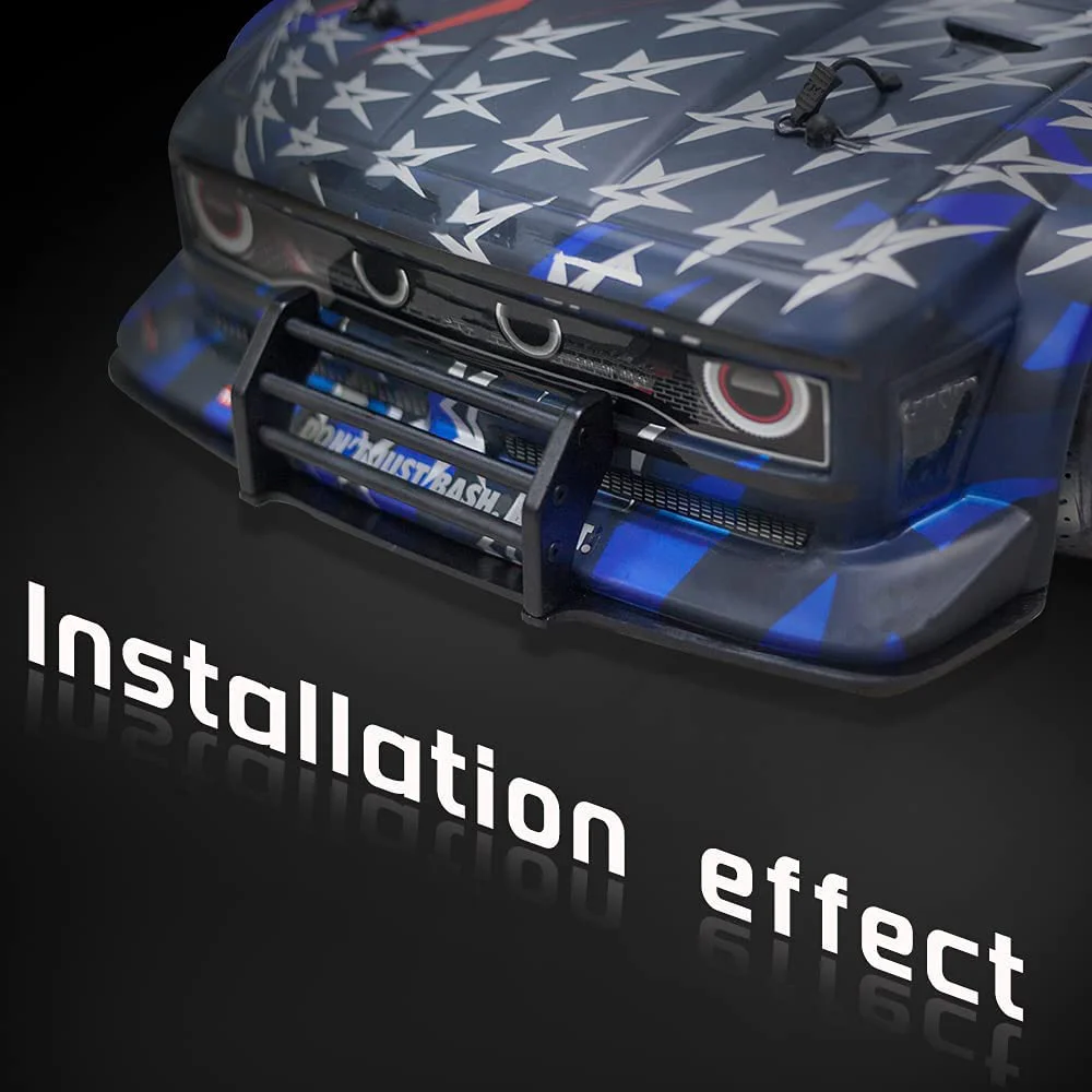 T23C 알루미늄 프론트 범퍼(1/7 Arrma Infraction 6S BLX 업그레이드 부품 액세서리용 장착 나사 포함)