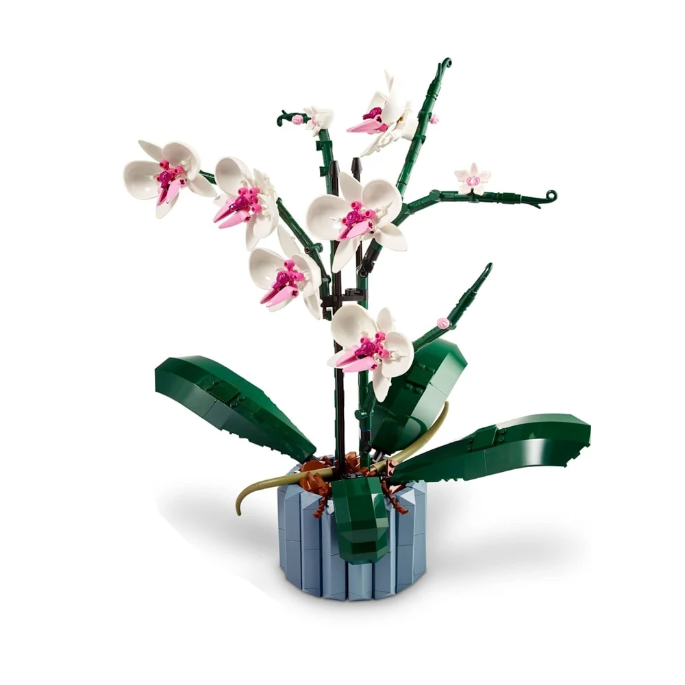 

Orchid 10311 Plant Decor Building Set for Adults; Build an Orchid Display Piece for The Home or Office