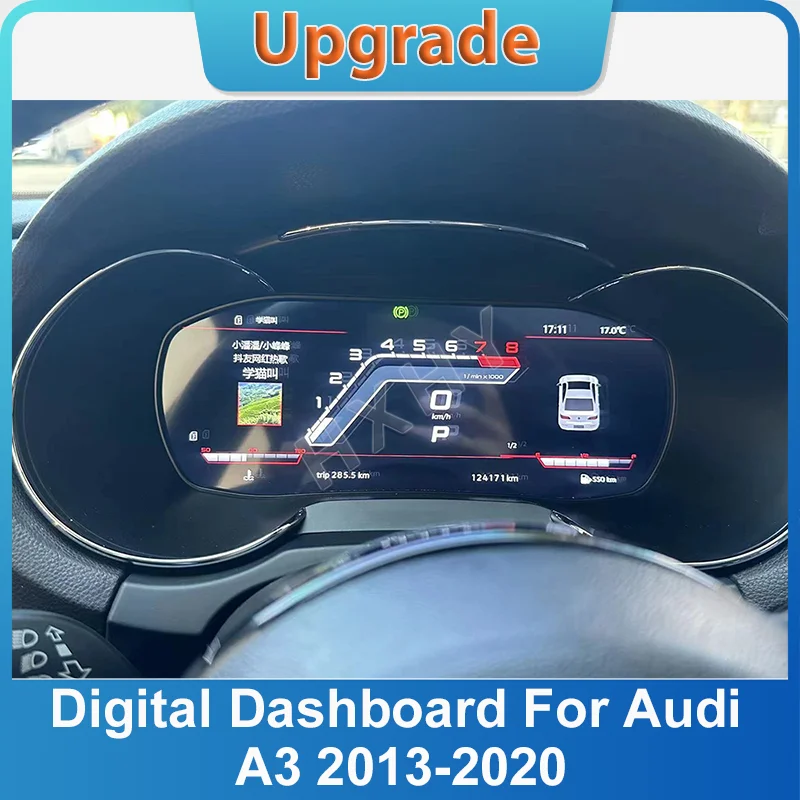 Nuevo instrumento de grupo Digital para coche CockPit LCD centro velocímetros reproductor de tablero sistema Linux para Audi A3 2013-2020 1