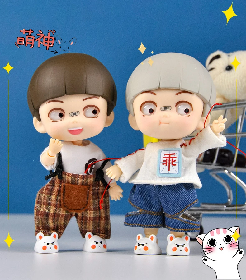 Cute YMY Whole Doll Movable Joint Doll BJD Doll Including: Doll Head Body Clothes Shoes for Obtisu11,Gsc Head Surprise Gift