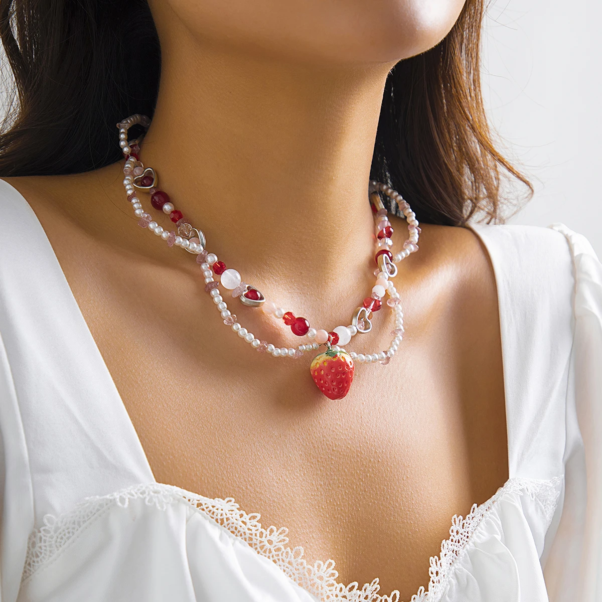 韓国発【MONDAY EDITION】The Barbell Pearl Necklace☆追跡付 韓国発【MONDAY EDITION】The Barbell Pearl Necklace☆追跡付