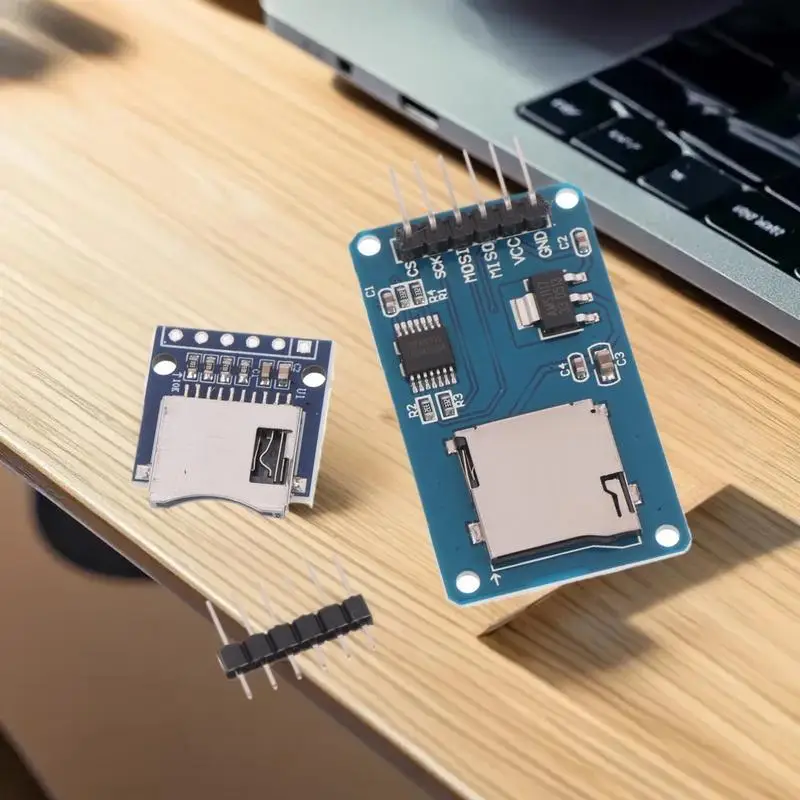 2 Mini TF Card Reader Modules with SPI Interfaces Included; Serves 5V/3 ...