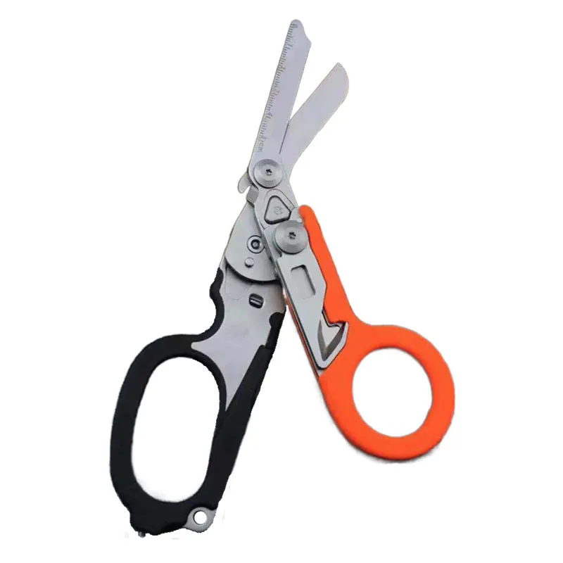 

T50 1PC Multifunctional Scissor Tactical Plier Outdoor Survival Tool Folding Creative Gadget Stainless Steel Retractable Scissor