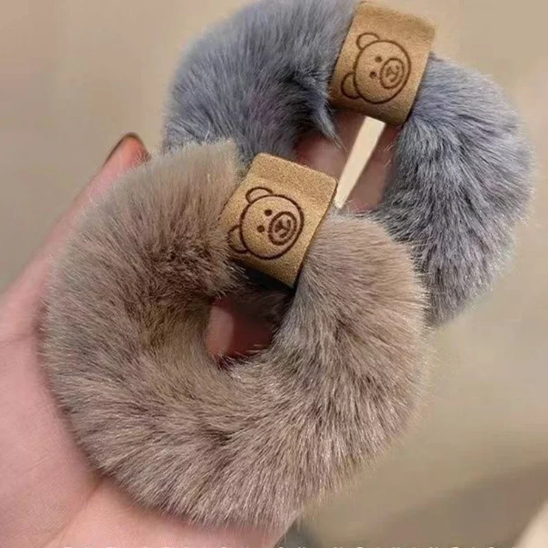 New Korean Plush Hair Ties β Soft, Stylish & Super Stretchy 5