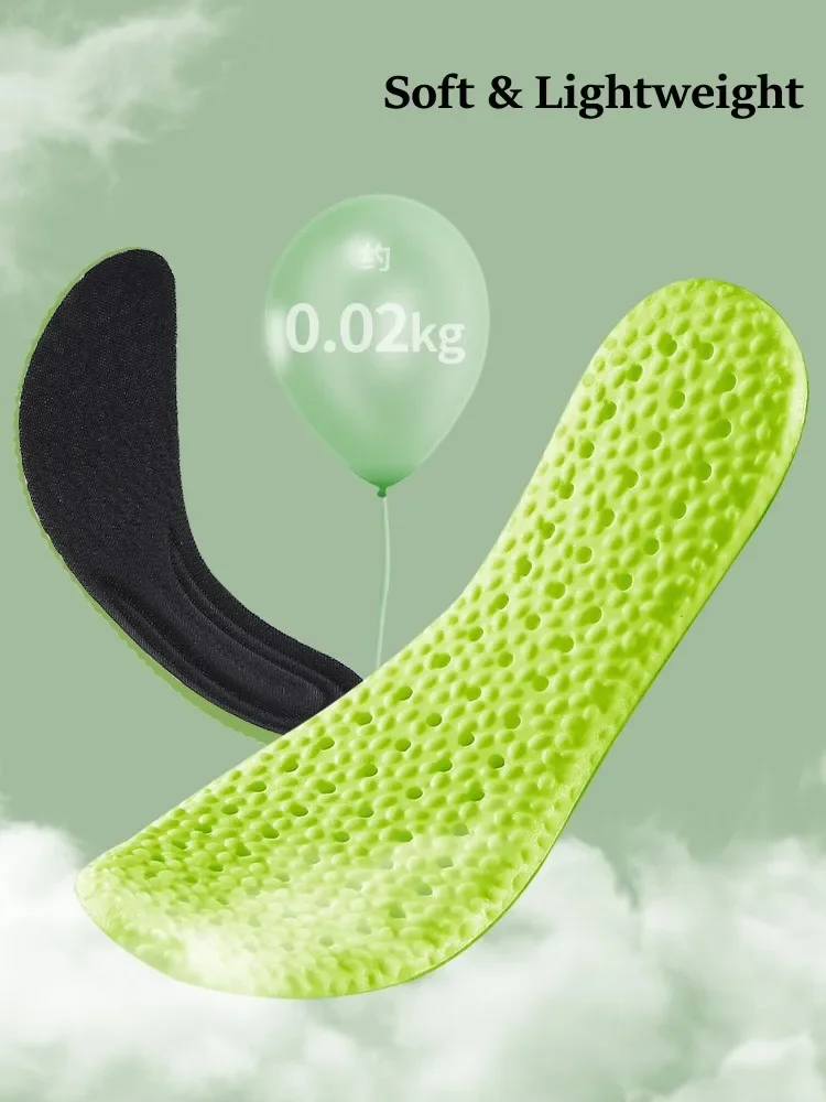 6 Pieces Sports Running Insole Shoes Soft Shock-Absorbing Arch Support Plantar Fasciitis Template Insoles for Feet Shoe_voghion.com