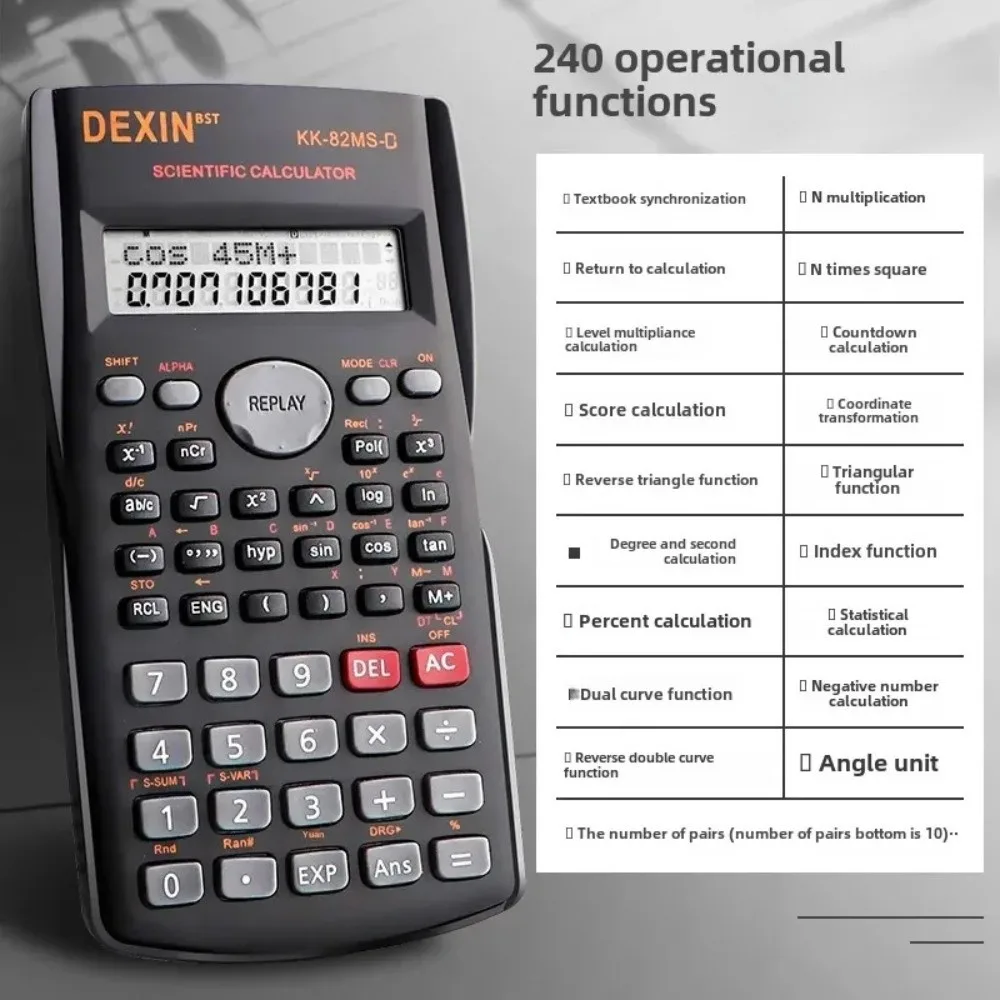 Calculator Electronic Function Calculator Specifically Designed for Students To Use In Exams Scientific Calculator - 2