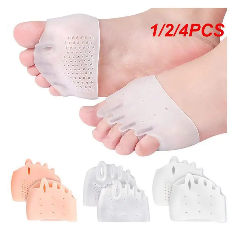 

1/2/4PCS Forefoot Pad Protective Soft Supportive Instant Foot Pain Relief Odor-resistant Best Insole For High Heels Cross-border