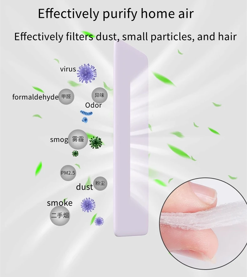 5pcs/lot Ultrathin Low Wind Resistance Air Filter Net Sponge for Air Conditioning Air Purifier Window Dust-proof 4