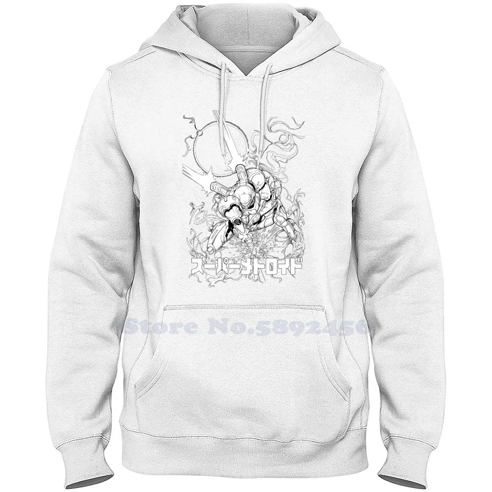 

Metroid High-Quality 100% Cotton Hoodie Casual Sweatshirt