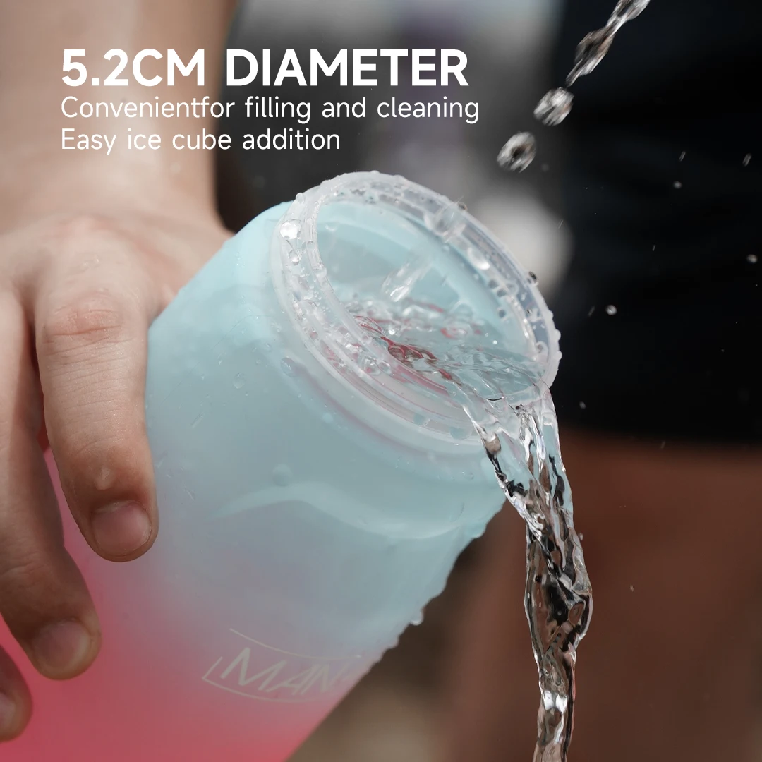 Bicycle Water Bottle Water Bottle Sports Bottle MANA Bicycle Water Bottle 620ML Push-on Ultralight Leak-Proof Odourless Sport Bike Water Bottle Camping Hiking Riding