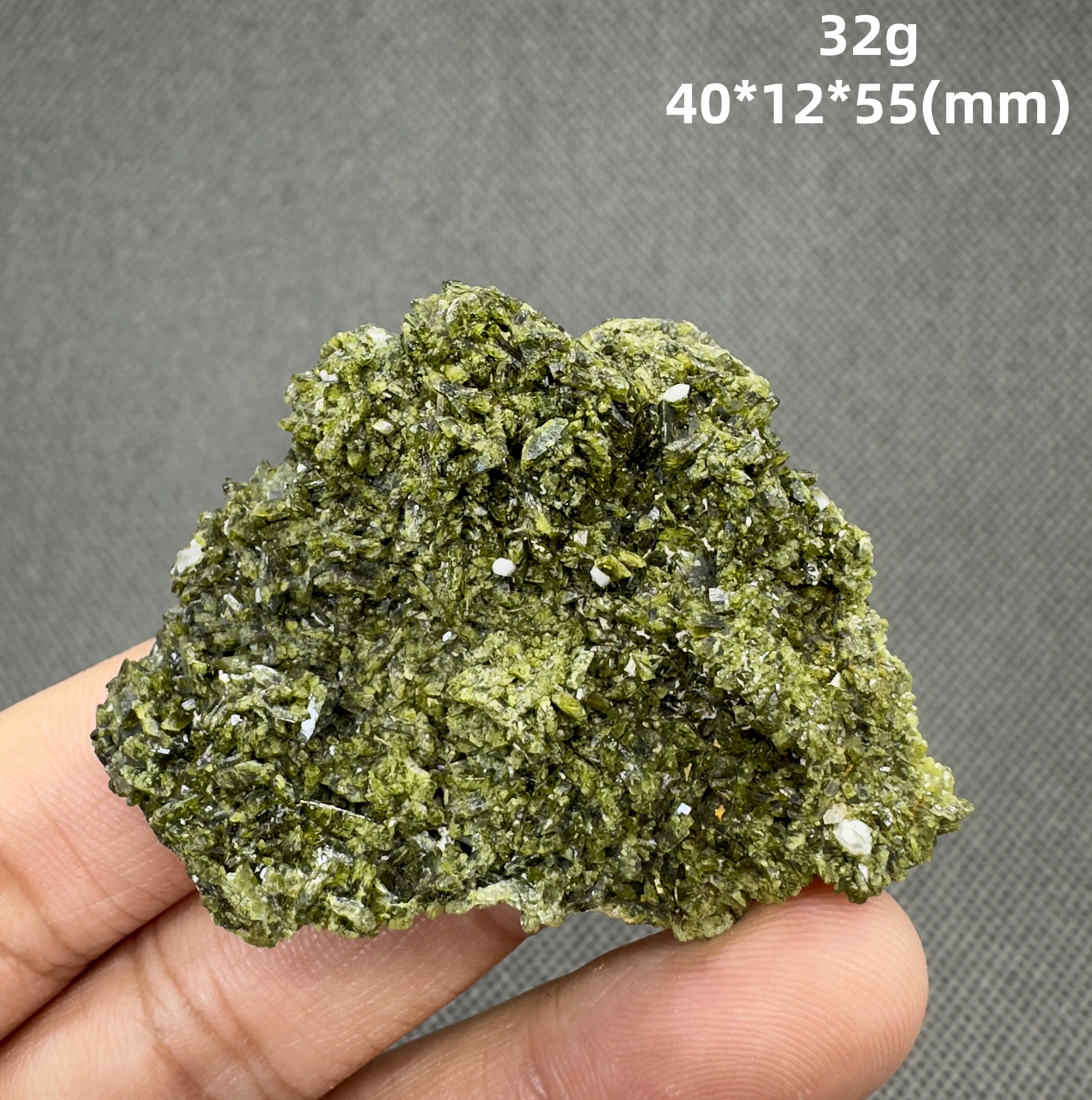 Natural Epidote  Mineral Specimens + healing quartz crystals and stones rock gemstone 3